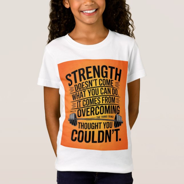 Stärke im Glauben T-Shirt (Vorderseite)