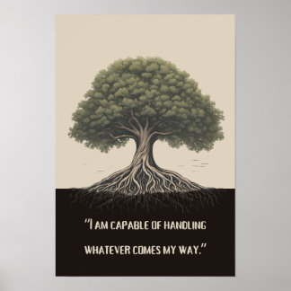 Stärke inmitten von Widrigkeiten Poster