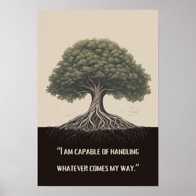 Stärke inmitten von Widrigkeiten Poster (Vorne)