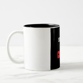 Stärke ist eine Wahl Powerlifting-Gym-Motivation C Zweifarbige Tasse