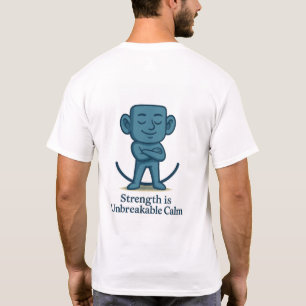 Stärke ist unzerbrechlich ruhig - Motivierend T - T-Shirt