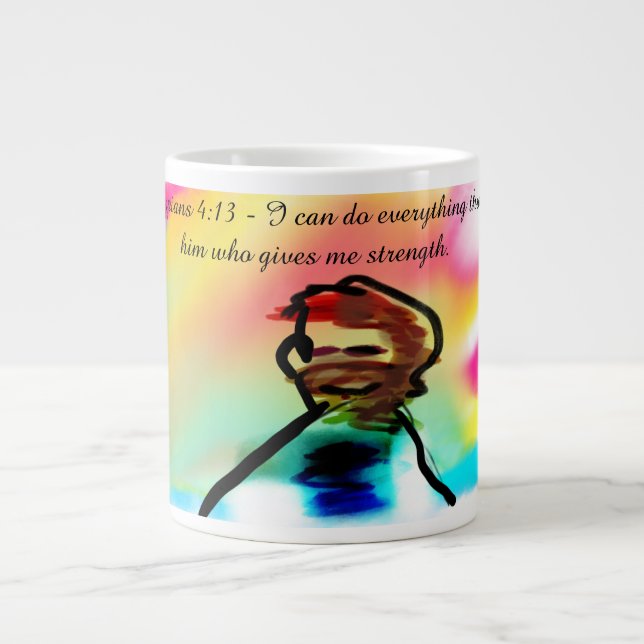 Stärke Jumbo-Tasse (Vorderseite)