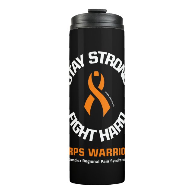 STARKE KAMPFHARD bleibe...CRPS Thermosbecher (Vorderseite)