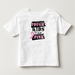 Starke Kinder tragen Rosa - Brustkrebs-Bewusstsein Kleinkind T-shirt