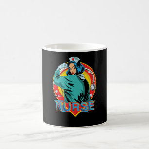 Starke Krankenschwester Kaffeetasse