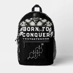 Stärke Krieger Beutel Vascular Arm Art Motivation Bedruckter Rucksack