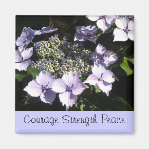 Stärke - Mauve Hydrangeas Magnet