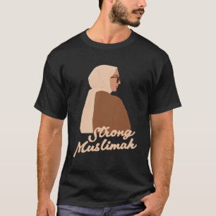 Starke Muslimah Hijab Islamische Arabische Moschee T-Shirt