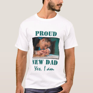 STARKE NEUE DAD   Foto WHITE T - Shirt individuell