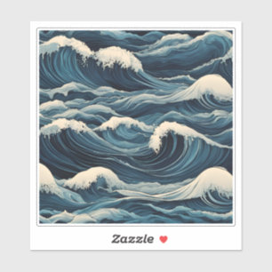 Starke Ozeankleber Aufkleber