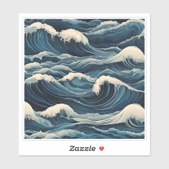 Starke Ozeankleber Aufkleber (Blatt)