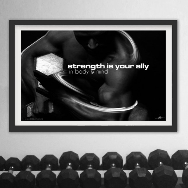 Stärke Poster (Strength is your ally)