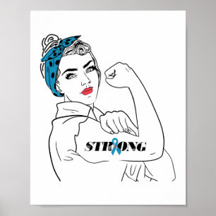 Starke Rosie Typ 1 Diabetes Mama Typ 1 Diabetes Poster