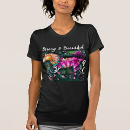 Starke schöne Abstrakte Whimsical Horse Malerei T-Shirt