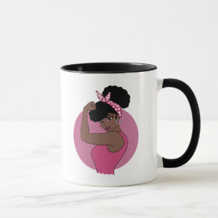 Starke schwarze Frauen-Tasse Tasse