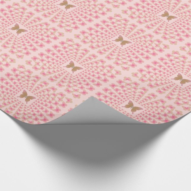 Starke Sechzigerjahre Geschenkpapier (Ecke)
