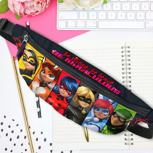 Starke, sei tapfer, sei wunderbar bauchtasche (Bag on table)