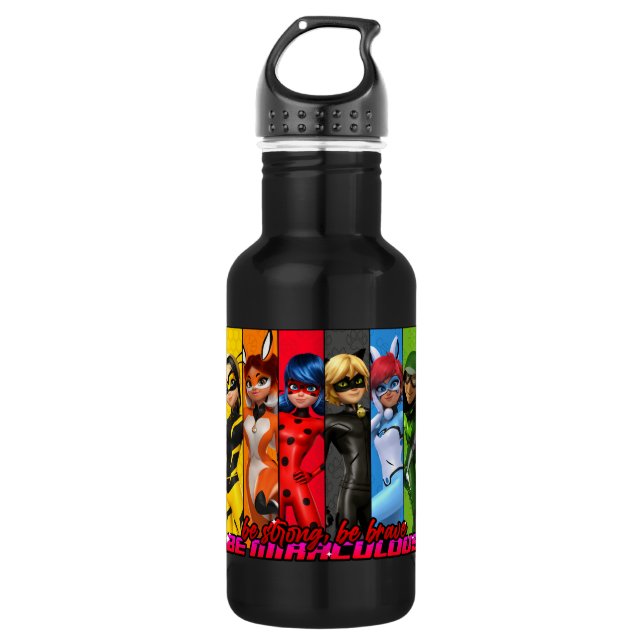 Starke, sei tapfer, sei wunderbar edelstahlflasche (Vorderseite)