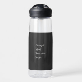 Stärke sieht an dir schön aus Wasserflasche Trinkflasche
