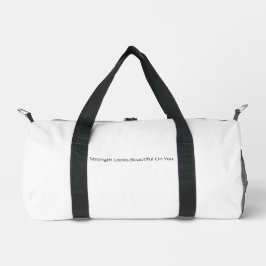 Stärke sieht auf dir schön aus Turnbeutel | Duffle Bag