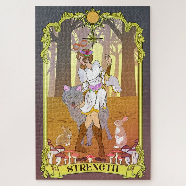 Stärke Tarot-Puzzle Puzzle (Vertikal)