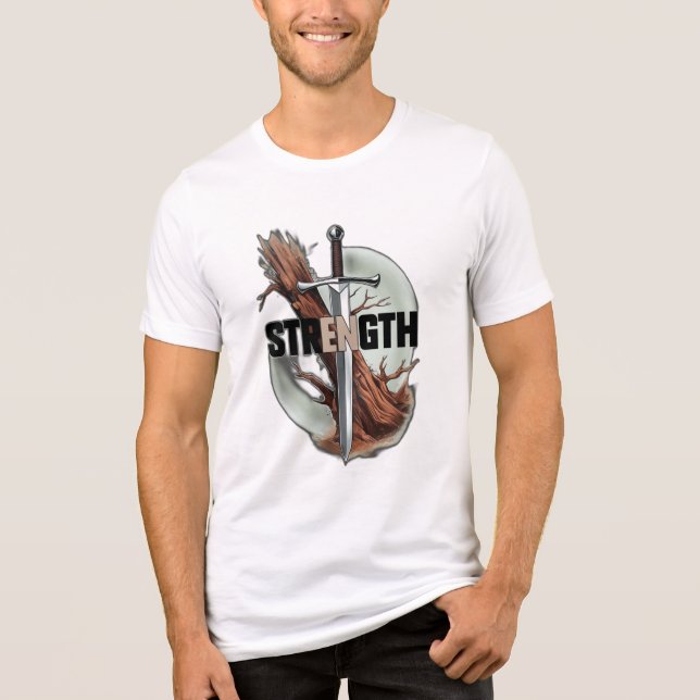 Stärke Tri-Blend Shirt (Vorderseite)
