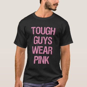 Starke Typ Hustenjunge tragen Pink Funny Pink Colo T-Shirt