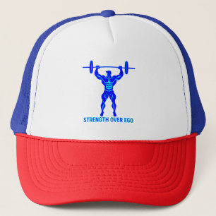 Stärke Über Ego - Bodybuilding und Kraftdreikampf Truckerkappe