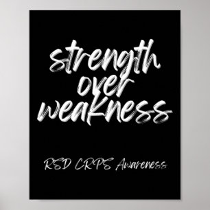 Stärke über Schwäche - RSD-CRPS-Bewusstsein Poster