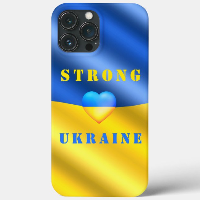 Starke Ukraine iPhone Case - Freiheit (Rückseite)