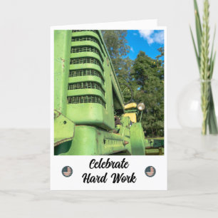 Stärke und Dedizierung - Arbeitszeitkarte Dankeskarte