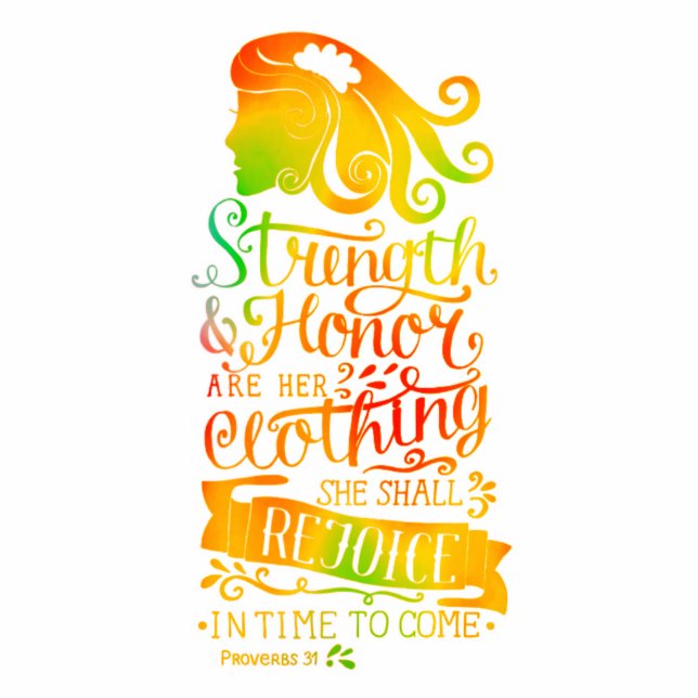 Stärke und Ehre des personalisierten Drehbuchmagne Fotoskulptur Magnet