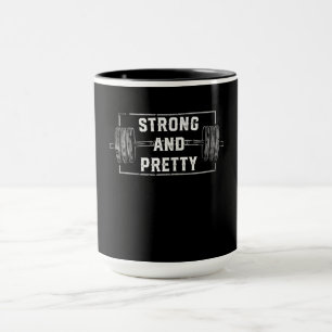 Starke und Hübsche Funny Gym Zitate oben Tasse