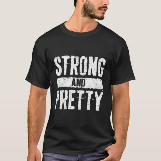 Starke und Hübsche, starke Gymnastikarbeit T-Shirt