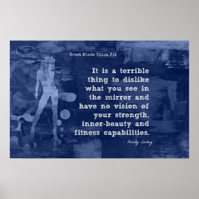 Stärke und innere Schönheit! Poster (Vorne)