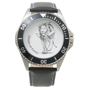 Stärke und Mut Armbanduhr