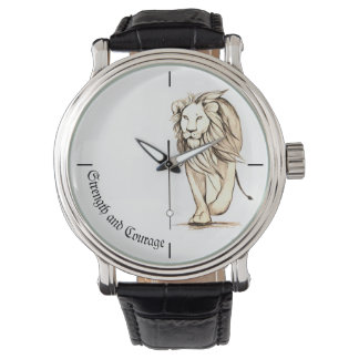 Stärke und Mut Armbanduhr