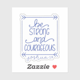 Starke und mutige Aufkleber