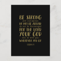 Starke und mutige, Joshua 1:9