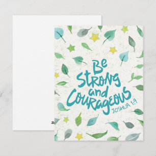 Starke und mutige religiöse Postkarten