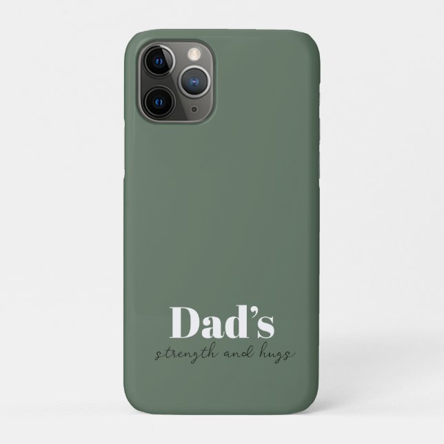 Stärke und Schläge des Vaters - Geschenk des Vater Case-Mate iPhone Hülle (Rückseite)
