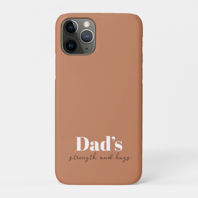 Stärke und Schläge des Vaters - Geschenk des Vater Case-Mate iPhone Hülle (Rückseite)