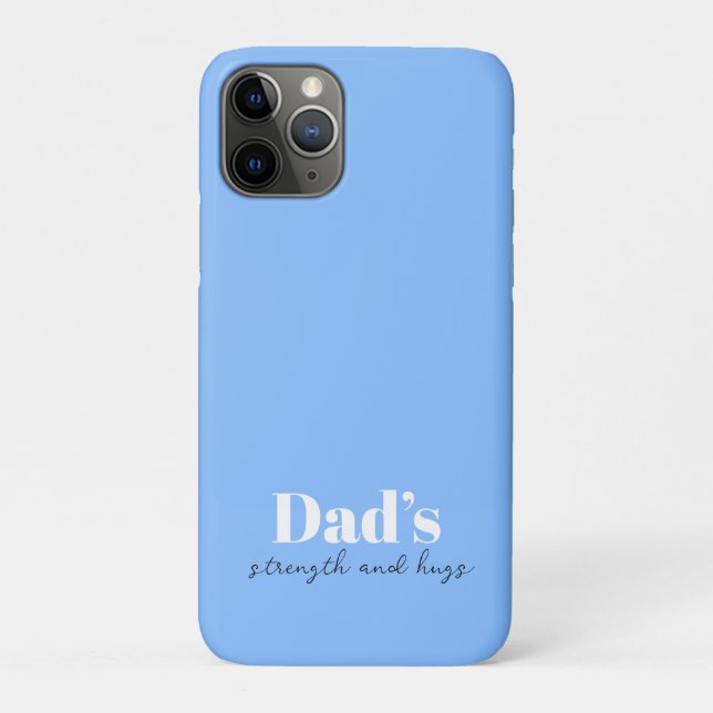 Stärke und Schläge des Vaters - Geschenk des Vater Case-Mate iPhone Hülle (Rückseite)
