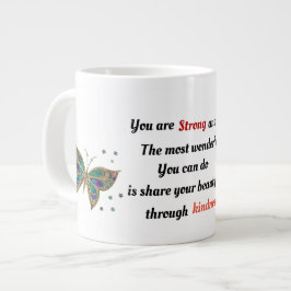 Starke und schöne Jumbo-Tasse