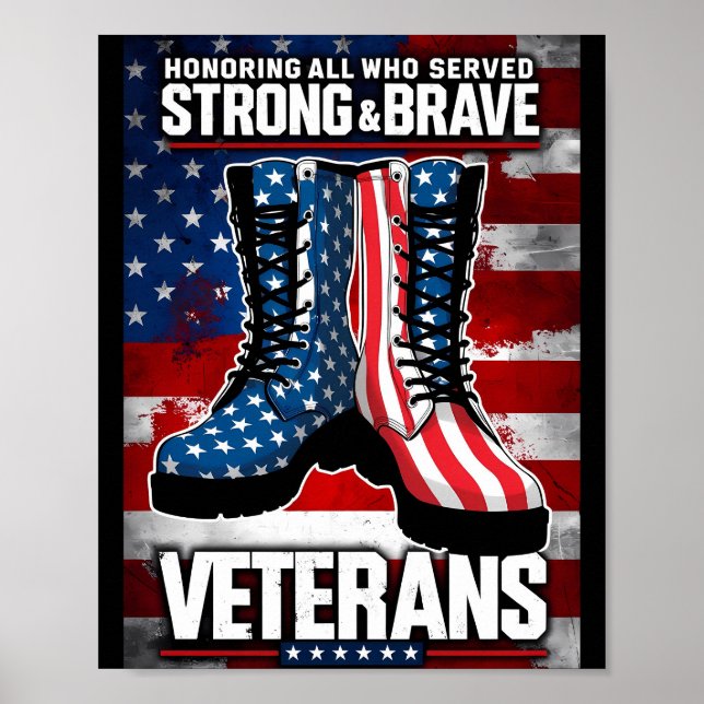 Starke und tapfere Veteranen Poster (Vorne)