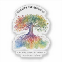 Stärke und Widerstandsfähigkeit Positive Bejahung