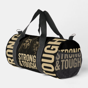 Stärke und Widerstandskraft: Kühne Haustierkunst Duffle Bag