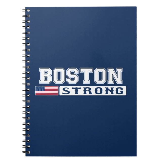 STARKE US Flagge BOSTONS Notizblock (Vorderseite)