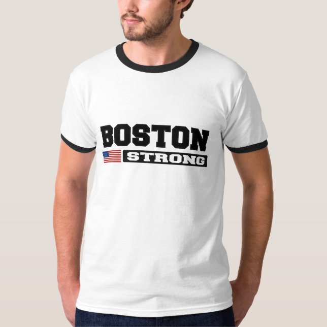 STARKE US Flagge BOSTONS T-Shirt (Vorderseite)