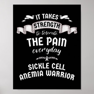 Stärke Verträglichkeit Schmerzen Sichelzellenanämi Poster